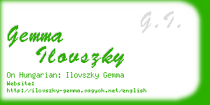 gemma ilovszky business card